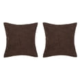 thumbnail image 2 of Dinheiro Juego de 2 fundas de almohada cuadradas decorativas suaves de pana, fundas de almohada, decoración del hogar, decoración para sofá, cama, silla, 2 of 8