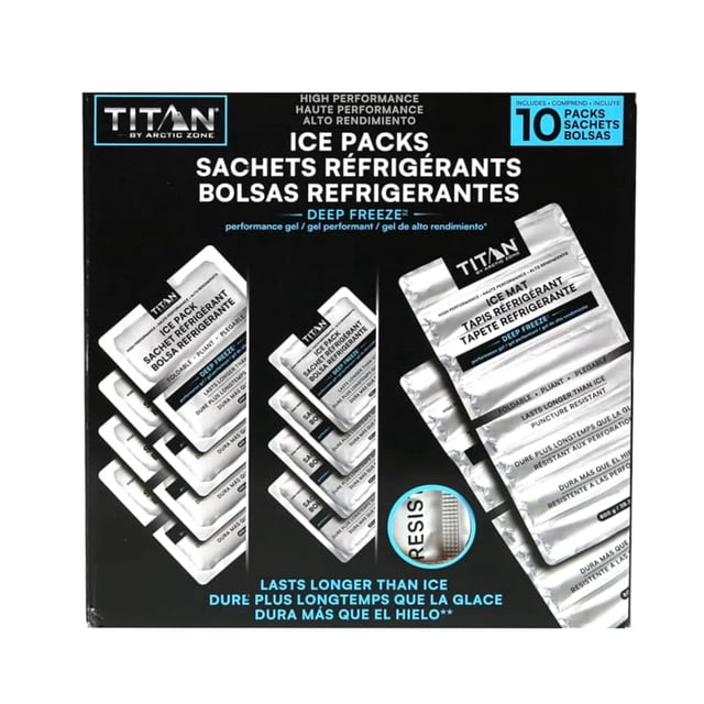 Bolsas Refrigerantes Titan 1872081 Con 10 Piezas