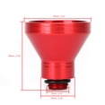 thumbnail image 2 of Entonnoir de Remplissage d'Huile en Aluminium Rouge 20mm Universel pour Récupération d'Huile Moto, 2 of 12