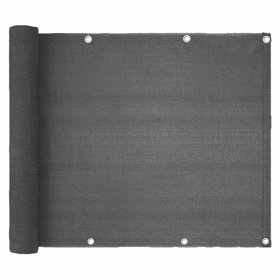 Balcony Privacy Screen 3ft X16.4ft UV Resistant Fence Cover HDPE Material for Sun Shade Privacy with Fastening Cord Cable Ties