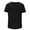 Black, variant on CaiJunJia George Men's Comfortable Soft Cotton T-Shirt, Moisture-Wicking Crew Tee Undershirts
