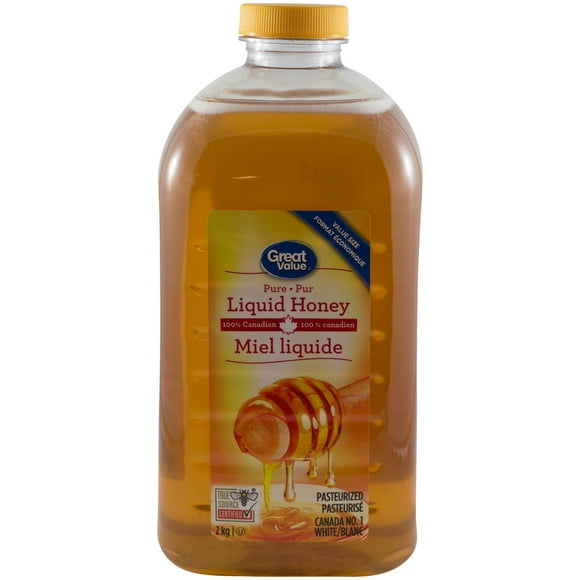 Great Value Pasteurized Pure White Liquid Honey