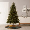 thumbnail image 6 of Sikiie Cartoon Swimming Yellow Duck Nativity Christmas Tree Skirt, Jesus Christian Winter Holiday Tree Mat Decoration(30-48IN), 6 of 6
