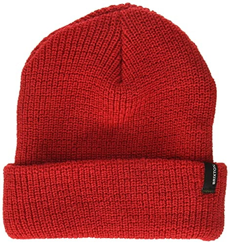 Brixton Men's Heist Beanie Hat, Red 13 
