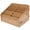 Brown, variant on HERFIER Game Cards Storage Box Portable Multi-grid Cards Sorter Wooden Card Case 8.65x6.29x5.5in