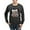 Charcoal, variant on - Boo Crew Halloween T Shirt Men's Long Sleeve T Shirt - Long Sleeve Dark T-Shirt