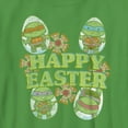 thumbnail image 2 of Boy's Teenage Mutant Ninja Turtles Happy Easter Cute Best Friends Graphic Tee Kelly Green Large, 2 of 4