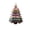 Style E, variant on Layered Fabric Tree Ornament DIY Sewing Kit with Button & Hanging,8 Inch Christmas Tree Handmade Decor for Beginner Friendly Gift