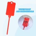 thumbnail image 3 of Uxcell Reusable Plastic Tags Shipping Tags Waterproof for Labeling Shipping Labels Security Seals Red, 3 of 6