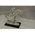 thumbnail image 4 of Nifao Jockey on Horse Silver Finished - Bronze Statue – Home Decor Sculpture, 13"L x 5"W x 12"H, 4 of 14