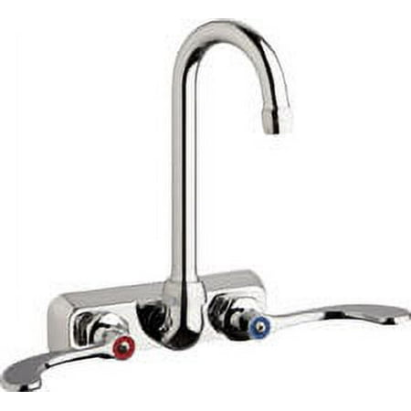 Chicago Faucets W4w-Gn1ae35-317Ab Commercial Grade Centerset Laundry / Service Faucet -