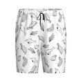thumbnail image 4 of Wukai Sea Turtle Men’s Short Pajama Pants With Pockets Soft Sleep Pj Shorts for Men-Medium, 4 of 6