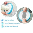 thumbnail image 5 of Waterproof Leg Cast Cover for Shower and Bath Reusable Adult Plaster Protector Guard Keeps Bandages Wounds and Casts Completely Dry Water Tight Seal Bag(Clear), 5 of 5