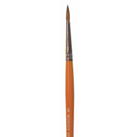 Wooster #4 Artist Red Sable Paint Brush, Soft, for Latex Based, 1 EA   (Best Way To Clean Paint Brushes With Latex Paint)