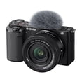 thumbnail image 2 of Cámara Sony Alpha ZV-E10 Mirrorless Vlog 24.2MP 4K Negra, 2 of 5