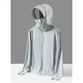 thumbnail image 2 of Summer UPF 100+ UV Proof Skin Coats Men Breathable Light Thin Cool Nylon Sun Protection Hooded Windbreaker Casual Jackets 8XL, 2 of 6