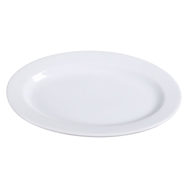 Fuente Ovalada Yanco AC-34 de Porcelana Paquete de 24 24x17 cm