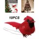 thumbnail image 5 of Billuyoard 10pcs Artificial Red Birds for Centerpieces Decor Home Garden Kits de decoración para fiestas cardenales rojos 9x4cm, 5 of 6