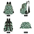 thumbnail image 4 of FORMRS Mini Backpack Purse for Women Quilted Travel Daypack Casual Shoulder Bag, Small White Flowers, 4 of 7