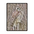 thumbnail image 1 of RYLABLUE Couverture en Polaire Hibou 58x80 Pouces, 1 of 1