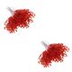 thumbnail image 1 of Bearachild 50pcs Artificial Flower Bouquet with Crystal Acrylic  Drop Bead 15cm 2piezas Rojo, 1 of 1
