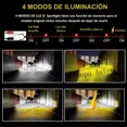 thumbnail image 2 of Par Faros De Lupa Niebla Led Alto/baja Auto Moto Exploradora, 2 of 8