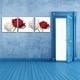 thumbnail image 2 of 3 de Rosas Blancos Rojos, Material de Adecuado para Salar de Dormitorio BLESIY Arte de la pared de la impresión de la lona, 2 of 8