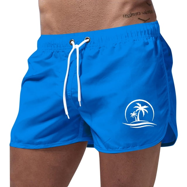 Men's Swim Trunks 5 Inch Inseam Solid Bathing Suit Shorts Comfy Swimming Trunks Mens Swim Trunks Summer Beach Comfy Men Swim Brief
