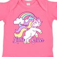 thumbnail image 4 of Inktastic Little Sister Unicorn Girls Baby Bodysuit, 4 of 5