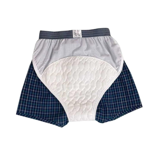 Bunblic Adults Cloth Diaper Diaper Cover Washable Soft Protection Senior People Comfortable Men Leakproof Incontinence Underwear Pant L