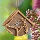 thumbnail image 3 of Casa de pájaros de para patio, manualidades de bricoje, jau colgante creativa para pájaros, colibríes, casa , casa de incubación de 24x14x20cm Baoblaze casas de aves, 3 of 8