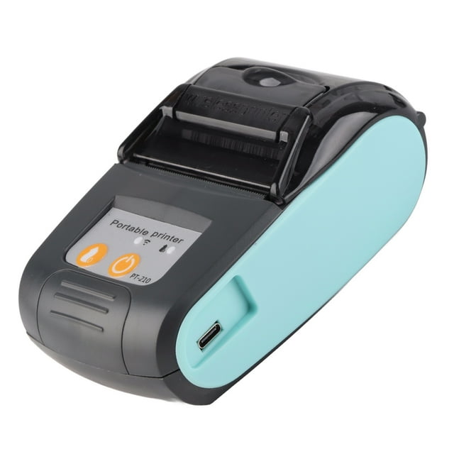 Thermal Receipt Printer, Bluet ooth Thermal Bill Printer 8 Mm Directly Heated Thermal Printer Wireless Mini Printer Mobile POS Printer Compatible with And roid, dows