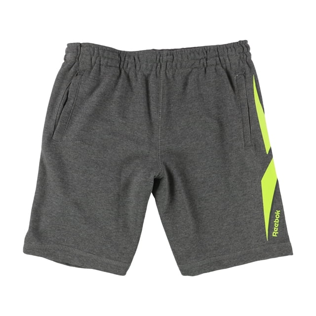 Reebok Boys Vector Athletic Workout Shorts gray S
