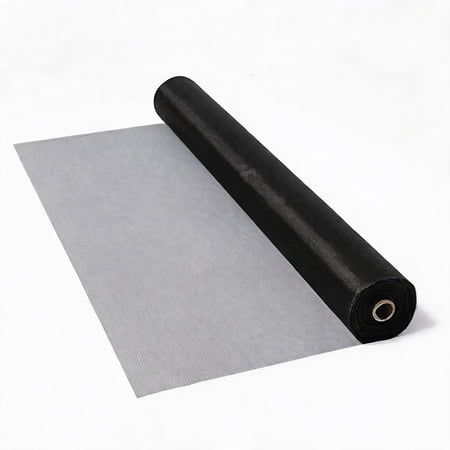 Fiberglass Window Screen Mesh Roll 84 in x 100 ft Black Heavy Duty