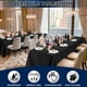 thumbnail image 3 of Mantel PureFit rectangular negro 152 x 259 cm para mesa de 6 pies, 3 of 8