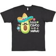 thumbnail image 3 of Inktastic Happy Cinco De Mayo Avocado in Sombrero T-Shirt, 3 of 5