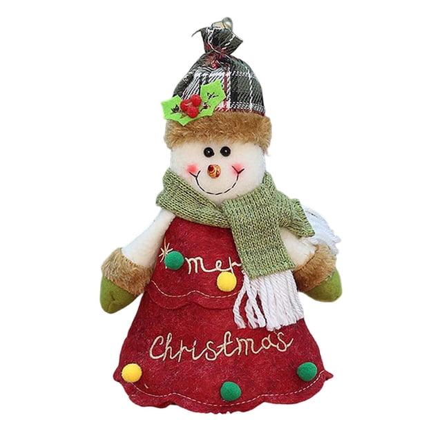 Bolsas de regalo navideñas de dibujos animados, accesorios, decoraciones para árboles de Navidad, Navidad B