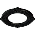 thumbnail image 3 of Ekena Millwork 11 1/8"OD x 6 1/8"ID x 5/8"P Benson Ceiling Medallion (Fits Canopies up to 6 1/8"), Hand-Painted Black Pearl, 3 of 7