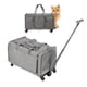 thumbnail image 1 of Portador Para Mascotas, Portador Rodante Para Perros Y Gatos, Espacio Grande Plegable Multiusos Con Ruedas Para Exteriores, 1 of 7