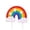 B-8cm, variant on Gytml Rainbow Cake Toppers, Handmade Clay Cloud Cake Decorations, Colorful Cupcake Picks For Birthday, Baby Shower, Kids Party & Celebration(B-8Cm)