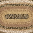 thumbnail image 5 of VHC Brands Kettle Grove, Dining Table Placemat, Braided Jute, Oval, Tan & Black, 12x18, 5 of 8
