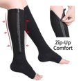 thumbnail image 4 of Medical Compression Socks Zipper Professional Leg Support Thickened Women's Socks, 4 of 5