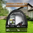 thumbnail image 5 of Bike Storage Tent with 210D Oxford Fabric PU4000 Waterproof,Heavy-Duty Bike Shelter for 2-3 Bikes Motorcycles Lawn Mowers,Outdoor Bike Shed Cover for Backyard Garage Camping Tools, 5 of 16