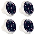 thumbnail image 1 of 4 Pcs Alpaca Knobs for Kitchen Cabinet Cupboard Dresser Bookcase Drawer Pulls Handles Round Home Decor, 1 of 5