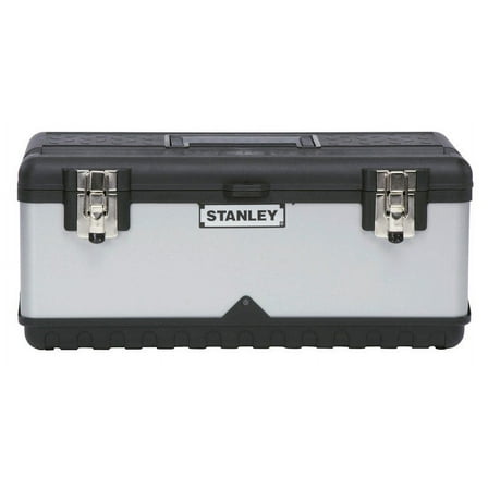 Stanley 19.6" Metal/Plastic Tool Box 11.5" W x 8.7" H Grey/Black