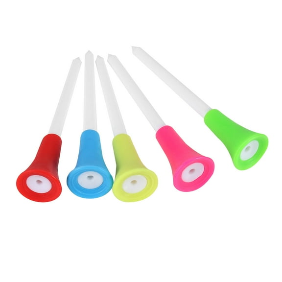 Toyandona Rubber Golf Tees Golf Tee Cylindrical 50pcs Golf Training