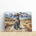 thumbnail image 3 of Welcome Fall Western Cowboy Cane Corso Enjoys Majestic Autumn Horizontal Matte Canvas Poster Italian Mastiff Dog Lover Gifts Idea Wall Art Home Decor - 01007, 3 of 5
