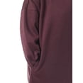 thumbnail image 5 of MixMatchy Women's Oversized Round Neck Tunic Sweatshirt with Side Pocket, 5 of 5