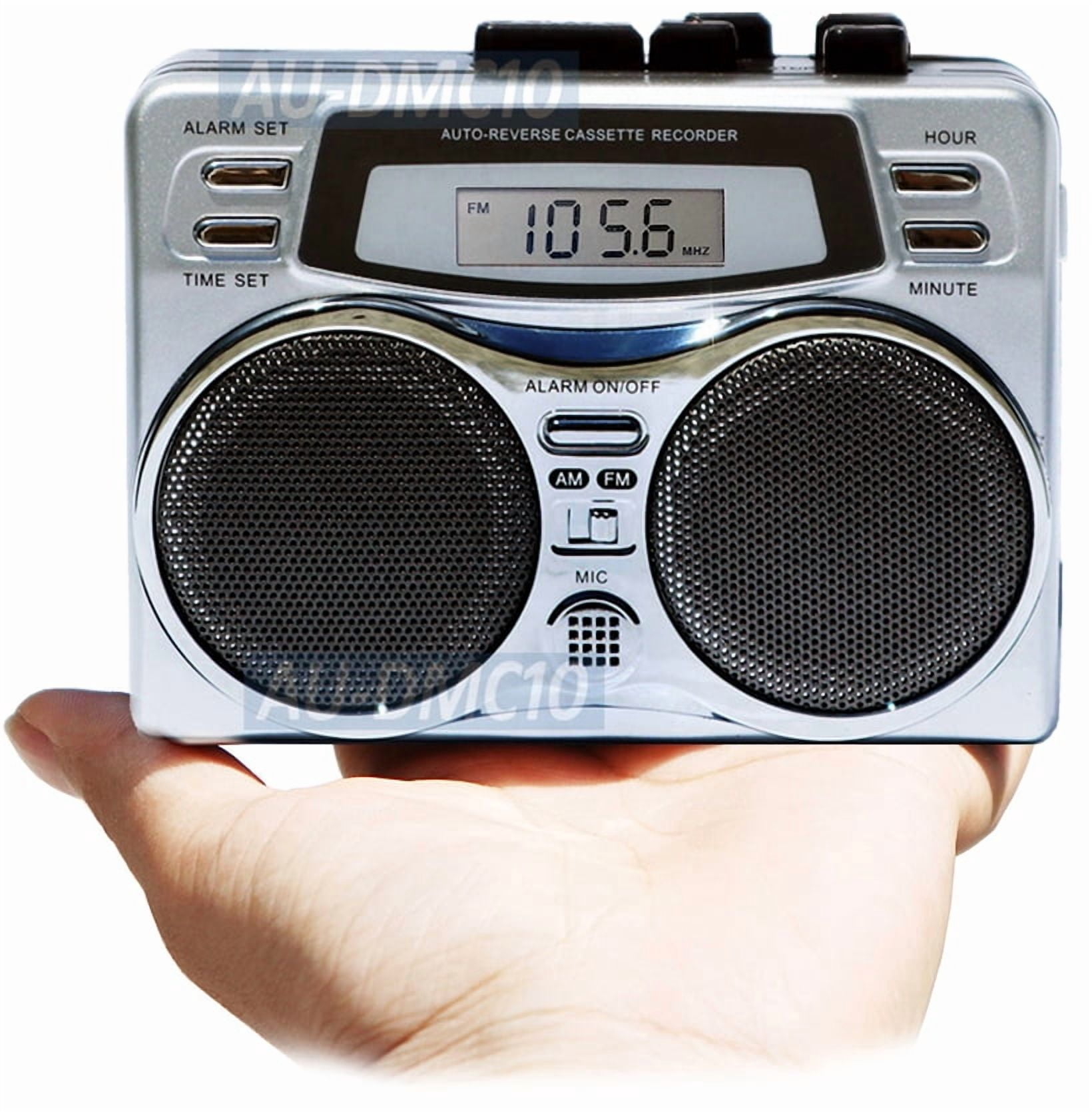 Allaboutadapters AU-DMC10 All-in-1 Walkman Battery, Powered Portable, Radio, Black