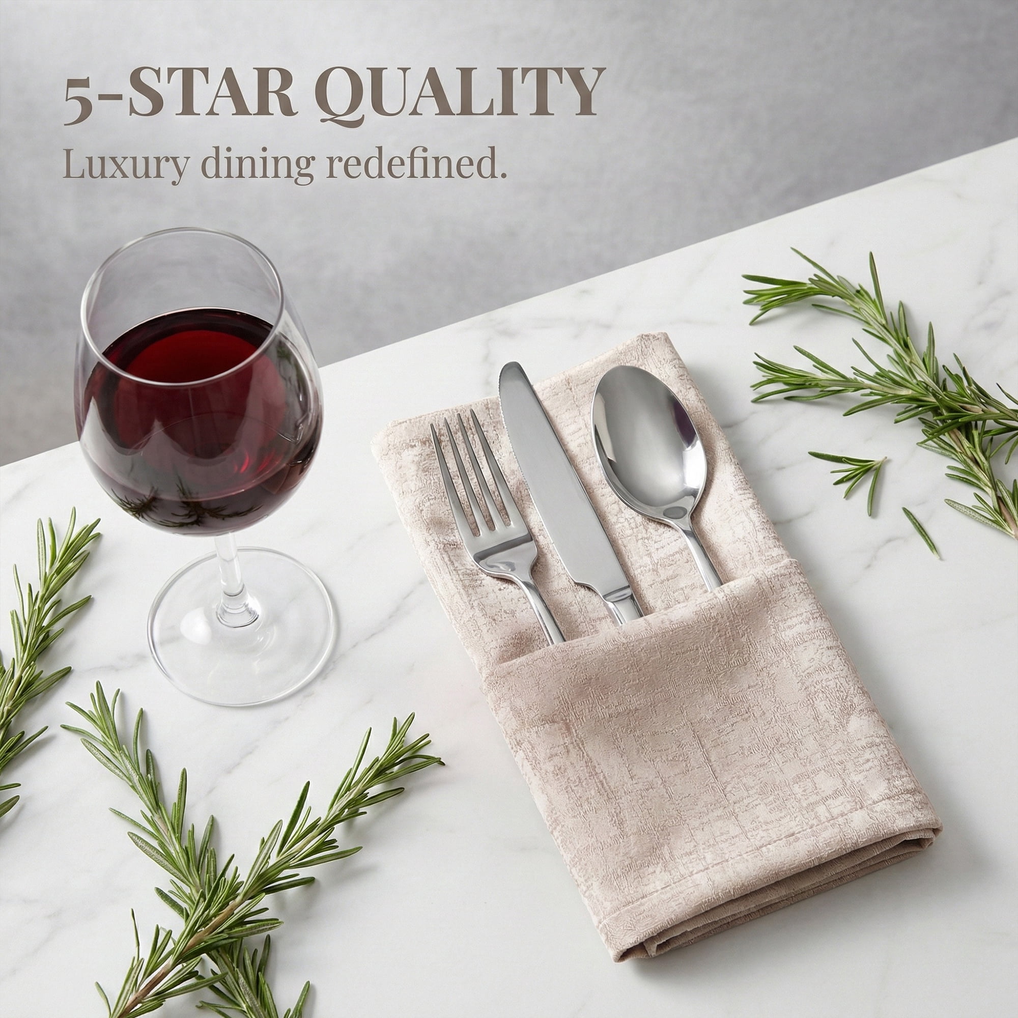 Unique Bargains 6Pcs Satin Washable Reusable Cloth Napkins Apricot 20x20inch